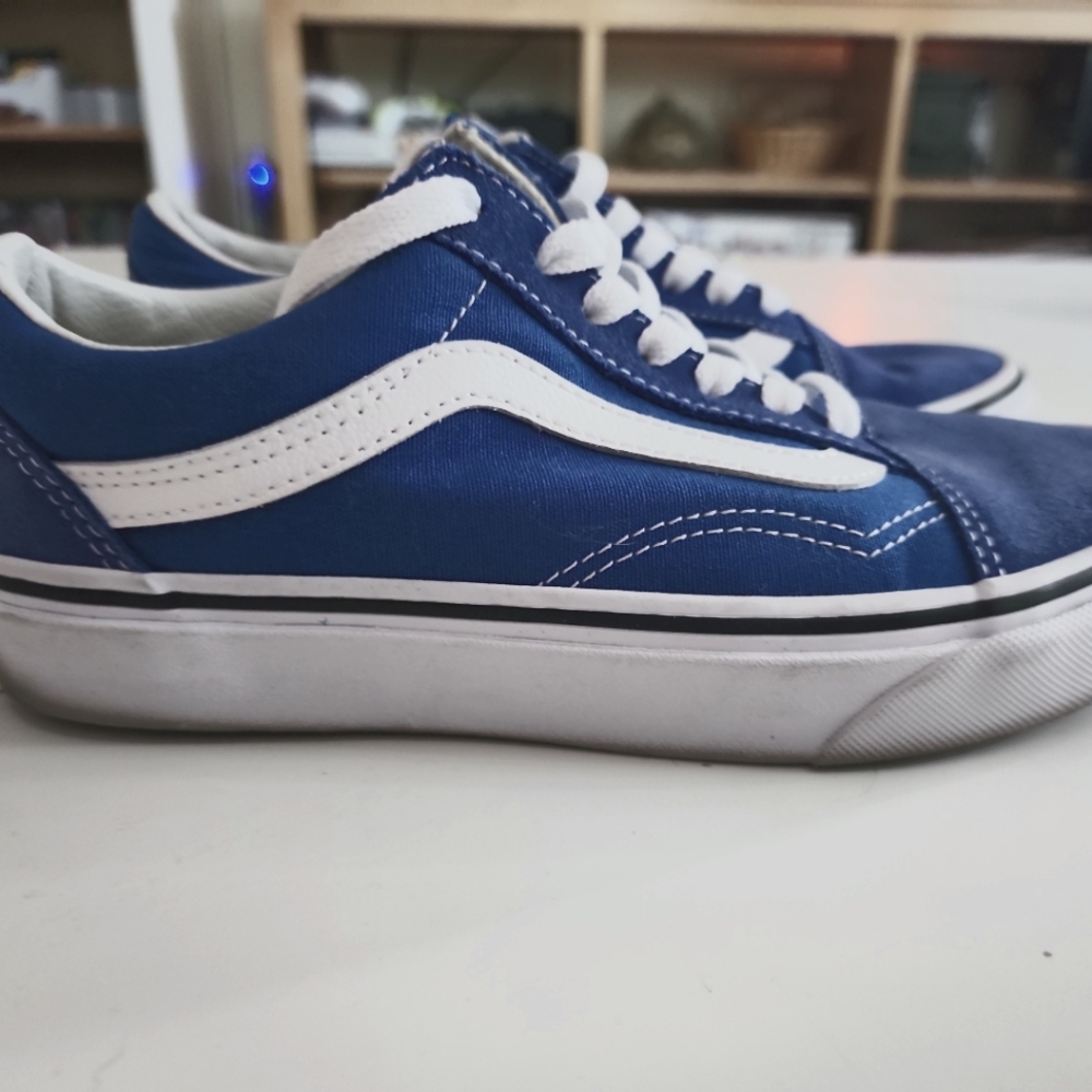 Vans Old Skool Imperial Blue True White Size US 5 Men / Women 6.5 VN0A5AO962E - Picture 4 of 5